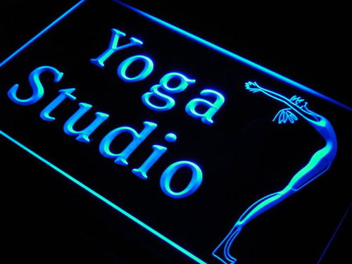 Yoga Studio Fitness Center Gym Neon Light Sign